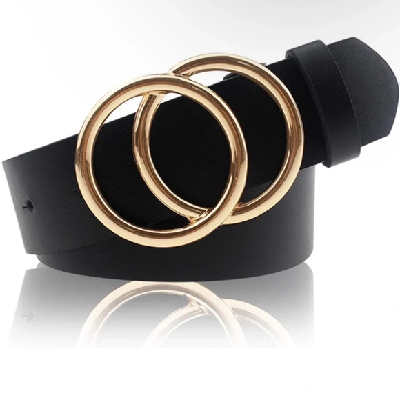 NWT Linea Pelle Double O-Ring Belt - Picture 1 of 5